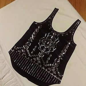 Express Sequin Sleevless Tank